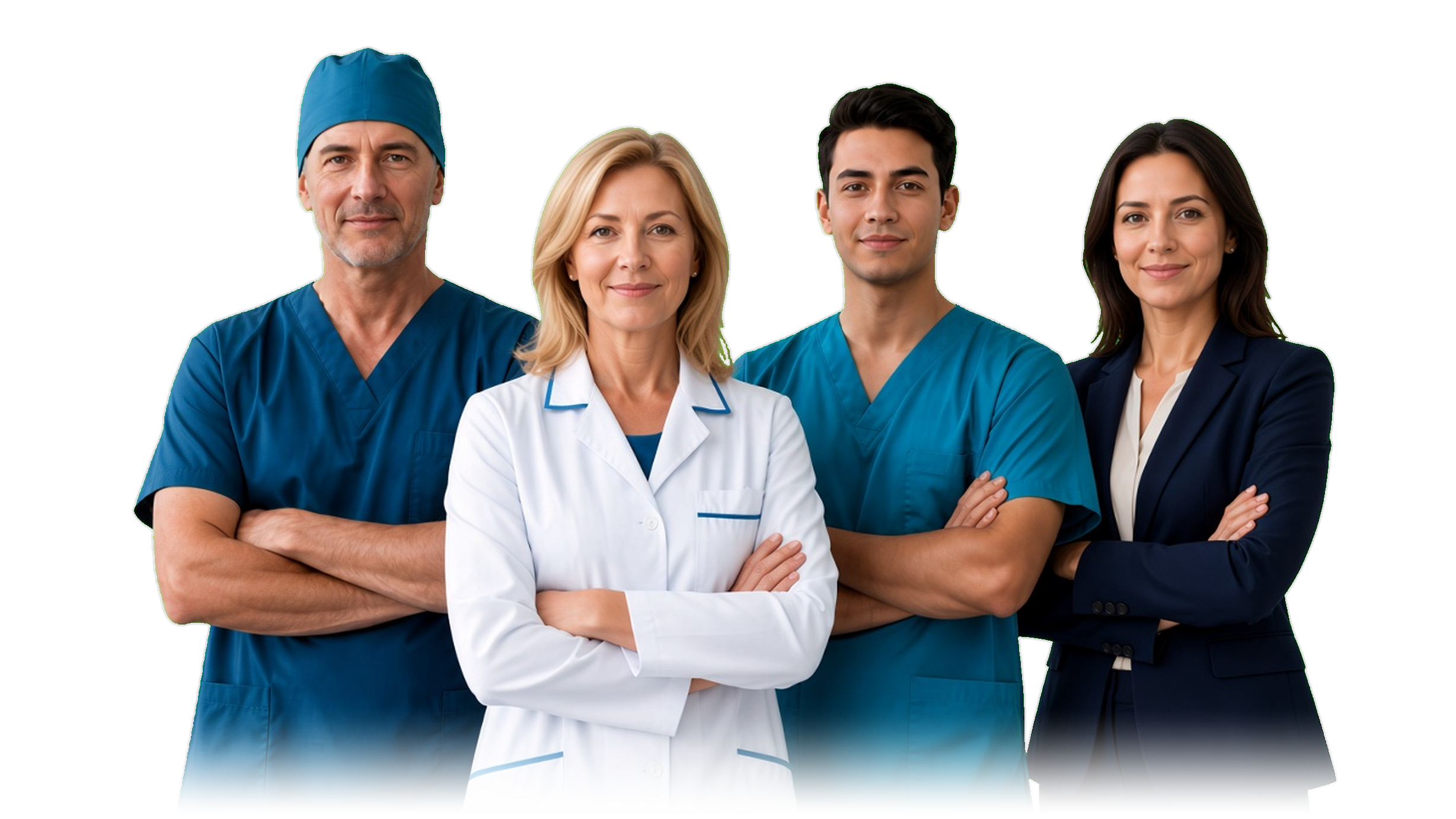 Medical professionals ready to support your practice