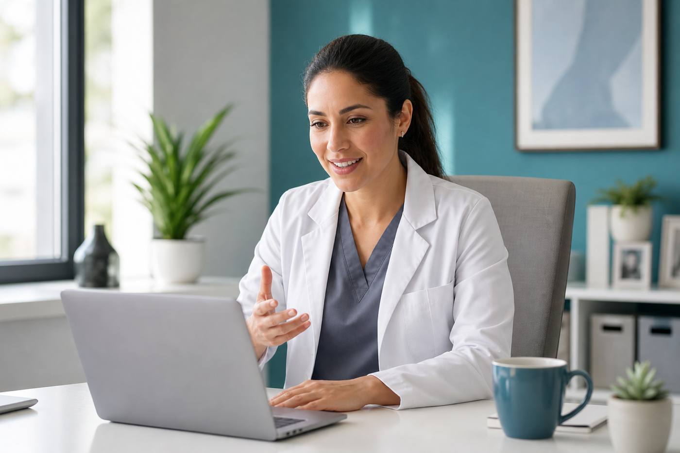 Virtual medical assistant supporting a healthcare practice