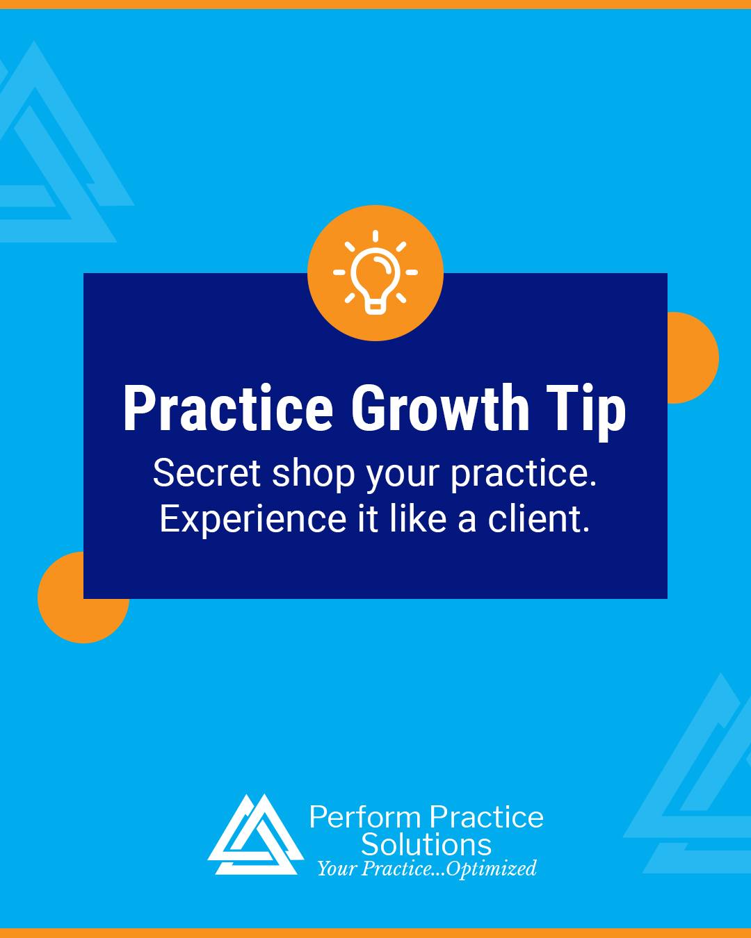 When was the last time you tested your own intake process?
📞 Call your front desk.
💻 Try booking online.
📩 Review the emails and forms your patients receive.
If it feels confusing or slow to you, imagine how it feels to a new patient—especially one already under stress.
A streamlined intake system means smoother experiences, more bookings, and a happier, more efficient team.
Let’s make every first impression count. PerformPracticeSolutions.com
#PerformPracticeSolutions #PatientExperience #FrontDeskTraining #PracticeManagement #HealthcareConsulting #ClinicOperations #PatientIntake #HealthcareInnovation #ClinicManagement #TherapyProfessionals