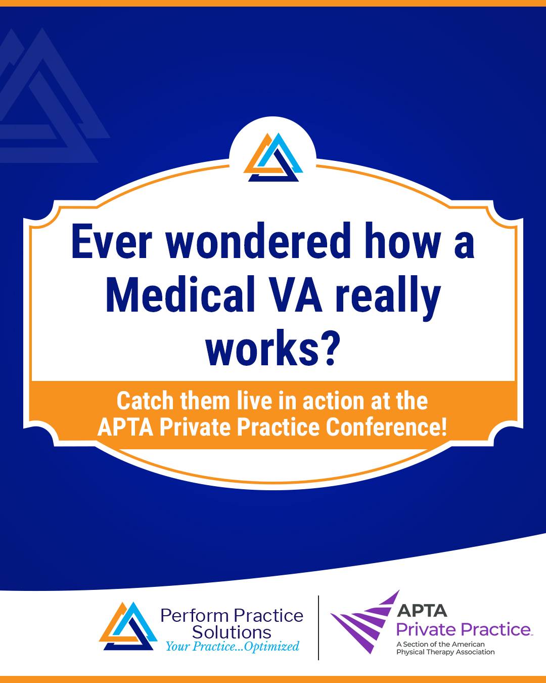 Have lunch with us at the Exhibit Hall on Friday, Nov 14th at 11:30 AM. Come and see how our Virtual Medical Assistant can transform your clinic’s workflow. See how our team streamlines scheduling, coordination, and patient care—all in real time.
Our whole team of experts will be there! Let’s make your clinic run smoother than ever.
📅 Share in the comments if you’ll be there!
PerformPracticeSolutions.com
#APTA #PhysicalTherapyBusiness #PerformPracticeSolutions #Networking #PrivatePracticePT #HealthcareInnovation #ClinicManagement #SmartClinics #ClinicManagement #PracticeManagement