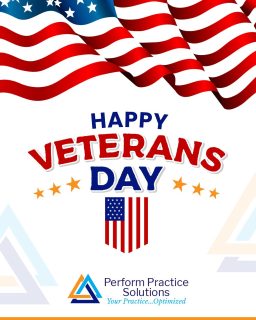Happy Veterans Day! Perform Practice Solutions honors all who served; your commitment and sacrifice empower the practices we support every day. ❤️🗽😊
.
.
.
.
#Thanks #VeteranOwnedBusiness #SupportOurVeterans #VeteranMade #VeteranOwned #USVeterans #ThankAVeteran #VeteranSupport #Veterans #DisabledVeterans #VeteransDay #HappyVeteransDay #USA